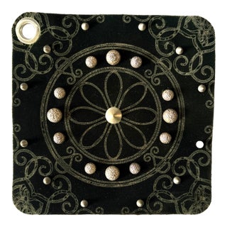 Italian Studded Fabric Swatch No 13 From 2026-2027 Collection For Sale