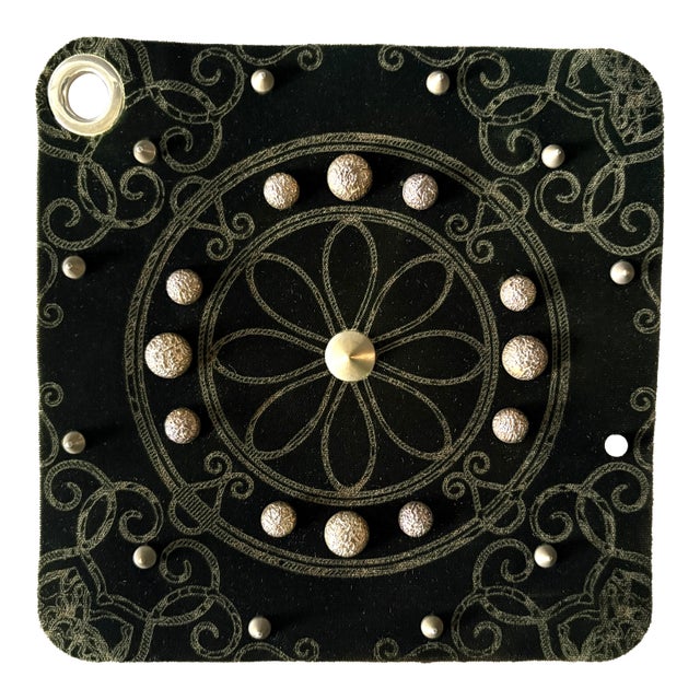 Italian Studded Fabric Swatch No 13 From 2026-2027 Collection For Sale