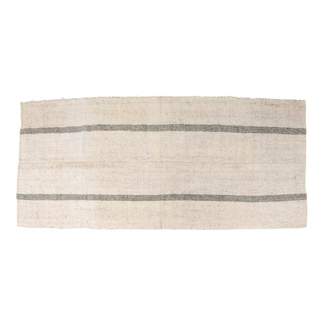 Vintage Neuatral Turkish Carpet For Sale