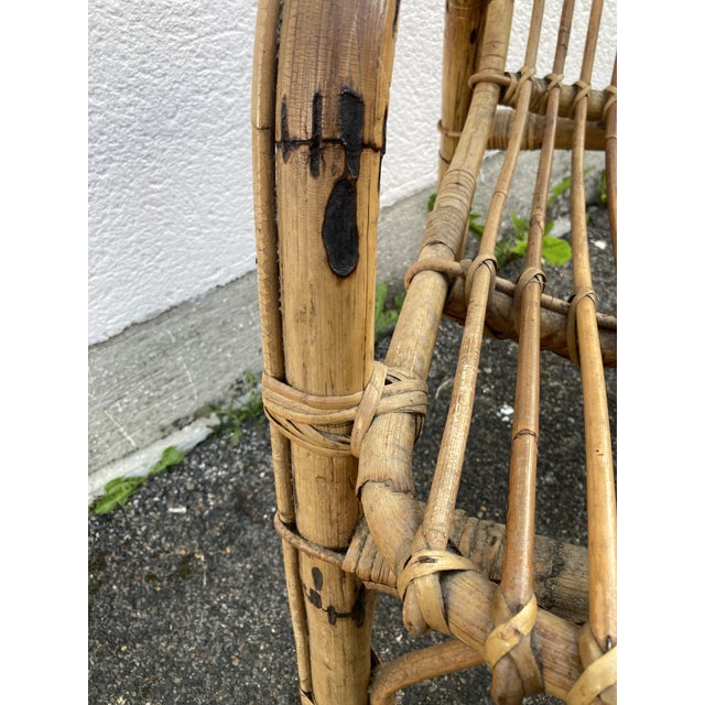 Rattan Armchair in Rattan For Sale - Image 15 of 18