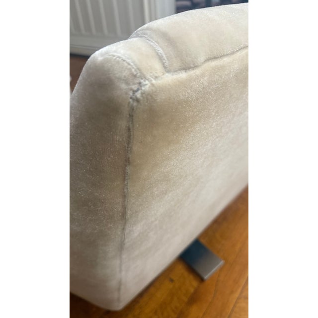 Pair of Vioski Mohair Swivel Lounge Chairs, Good Design Award Winner, 2004 For Sale - Image 13 of 14