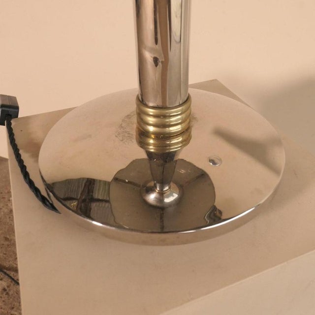 Art Deco Steel Lamp For Sale - Image 12 of 14