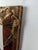 Ornate Red and Antique Gold Gilt Wood Picture Frame With Baroque-Style Relief For Sale In New York - Image 6 of 12