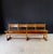 Vintage Midcentury Handcrafted Design 4 Seat Bench. Made in Belgium, 1950's period. One of a kind, made to measure. This...