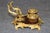 French 19th C. French Louis XV Style Ormolu Mounted Inkwell by Theodore Millet For Sale - Image 3 of 11