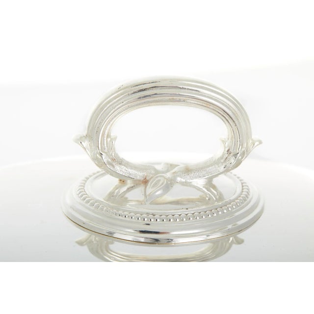 Antique English Silverplated Covered Soup Tureen For Sale - Image 9 of 11