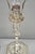 Antique English Regency Silver Plated Footed Candlestick Table Lamps - A Pair For Sale - Image 10 of 16