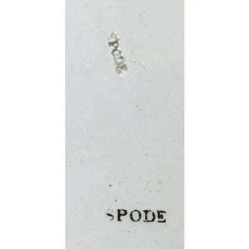 Spode Vintage Spode Floral Decorative Plate For Sale - Image 4 of 5