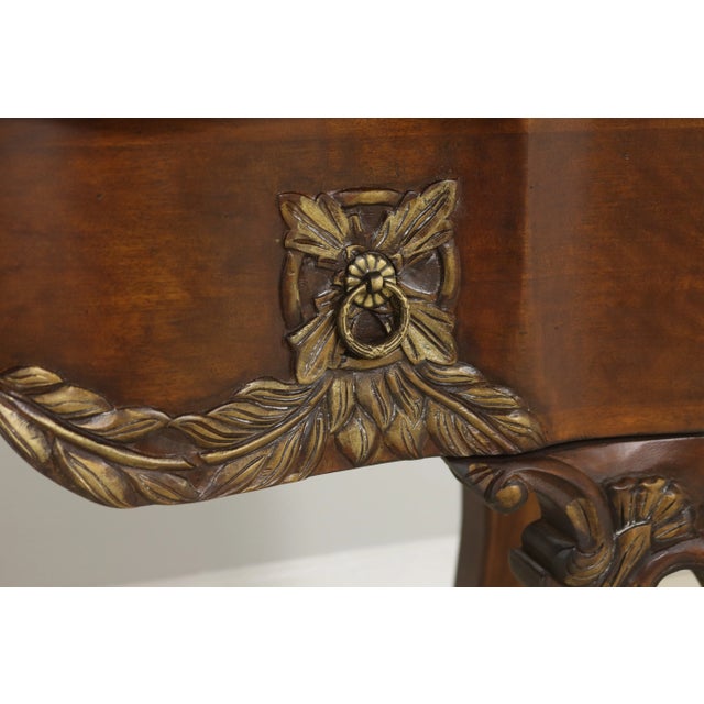 2000 - 2009 Italian Design Walnut 3 Drawer Console Sideboard For Sale - Image 5 of 12