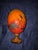 This decorative piece is an authentic African wildlife safari scene hand-painted onto what I assume is a real ostrich...