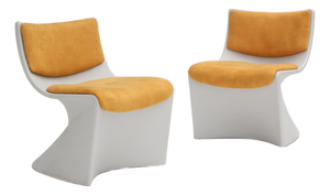 Space Model Lounge Chairs by Angelo Pinaffo & Paolo Scagnellato, 1970s, Set of 2