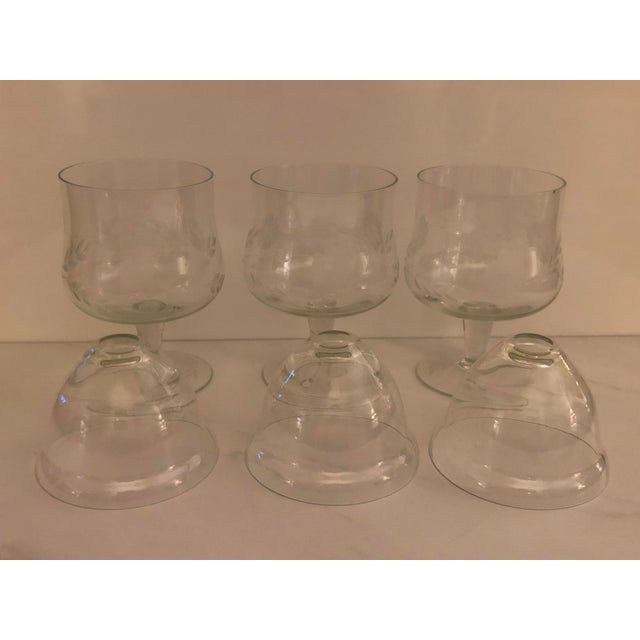 1960s Avitra Handmade Crystal Shrimp Cocktail Glasses & Inserts- 12 Pieces For Sale - Image 4 of 10