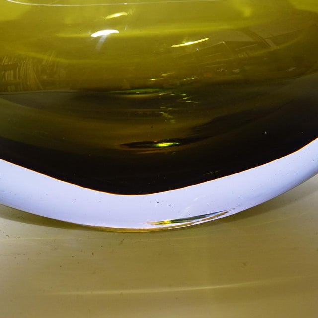 Vintage Art Glass Vase by Flavio Poli for Seguso Vetri d'Arte For Sale - Image 6 of 8