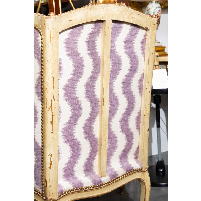 19th Century Pair of 19th Century French Bergere Chairs For Sale - Image 5 of 8