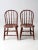 Farmhouse Antique Painted Spindle Back Chairs a Pair For Sale - Image 3 of 14