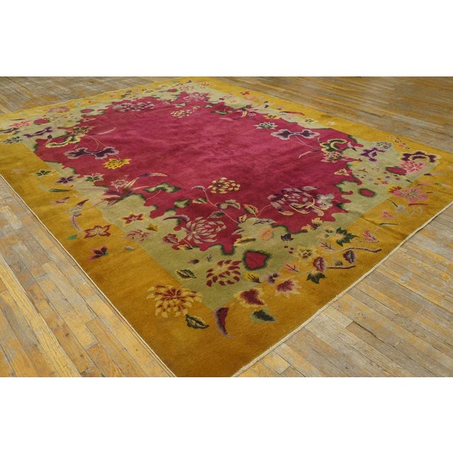 1920s Chinese Art Deco Walter Nichols Carpet ( 8'9" x 11'1" - 266 x 337 cm ) Chinese - Art Deco As the name implies,...