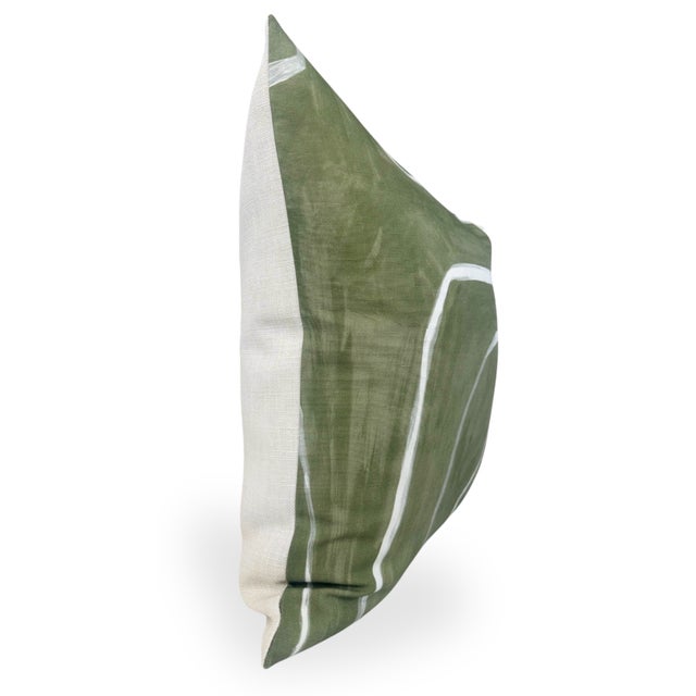 ⭐️ Ships Within 2 Days On the Front: Designer Graffito Linen Fabric On the Back: Ivory Linen Fabric 100% Linen Fabric All...