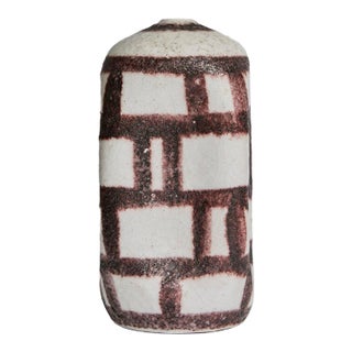 Rare Guido Gambone Signed Vase For Sale