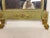 Wood Green Painted Continental Eglomise Mirror with Neoclassical Decoration For Sale - Image 7 of 9