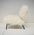 Mid-Century Modern Vintage Mongolian Goat Fur Coating Armchair, 1970s For Sale - Image 3 of 8