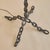 French Iron Chain Floor Lamp, 1960s For Sale - Image 12 of 12