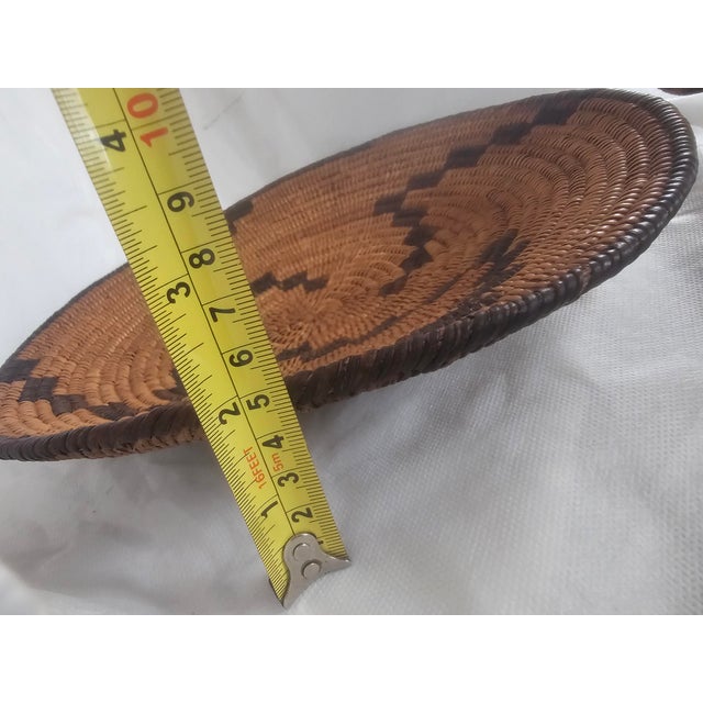 Antique Native American Pima (Akimel O'odham) Coiled Basket, Early 20th Century For Sale - Image 12 of 15