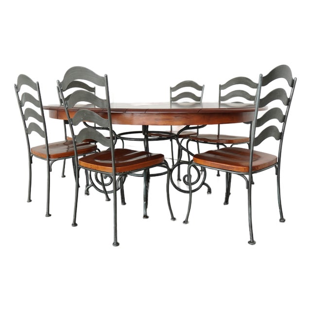 Vintage Ethan Allen Legacy Collection Dining Set (Set of 7) For Sale