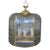 Vintage Art Deco Lucite Waterfall Edge Chandelier With Etched Irises 1980s For Sale