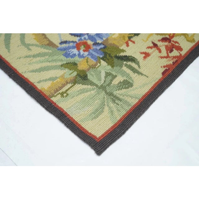 French Aubusson Design Rug 5'11'' X 8'11'' For Sale - Image 4 of 10