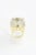 Mid-Century Modern 1970s Rock Crystal and Diamond Gold Present Cocktail Ring Size 5 For Sale - Image 3 of 8