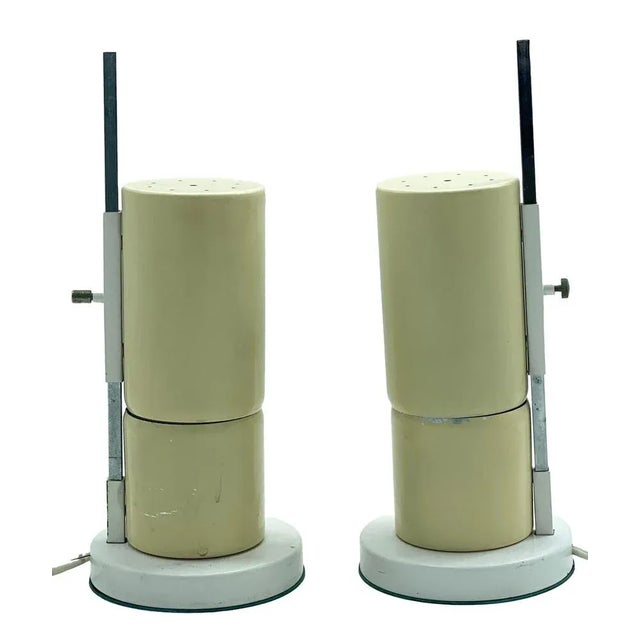 1960s Italian Table Lamps by Angelo Lelli, 1960s, Set of 2 For Sale - Image 5 of 6