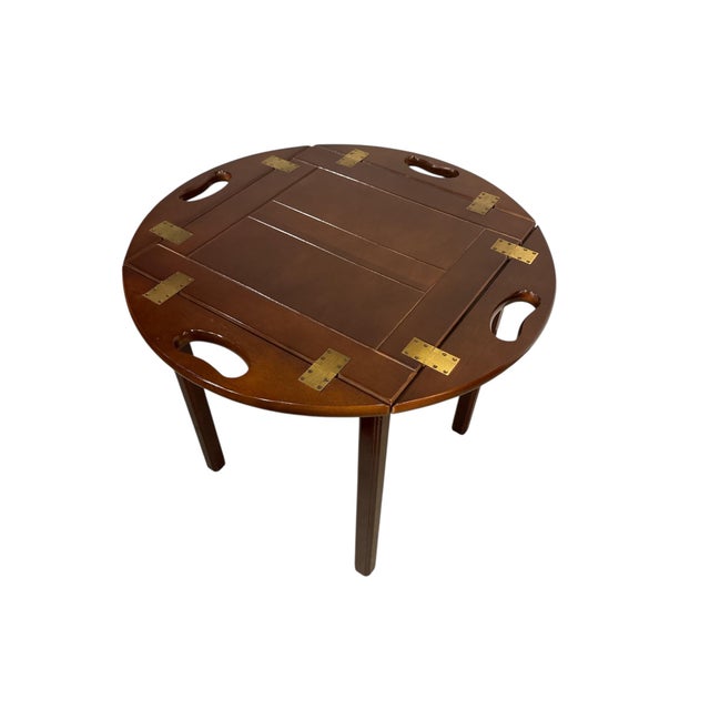 English Butler's Table, 1970 For Sale - Image 3 of 3