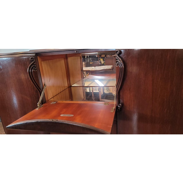 1940s Art Deco Cocktail Cabinet Beautility Company Dry Bar For Sale - Image 13 of 14