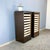 Vintage Roller Shutter Cabinet in Dark Oak, 1950s For Sale - Image 13 of 15