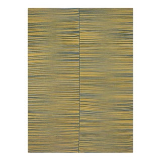 Handwoven Scandinavian Style Persian Kilim Rug 5'0" X 6'9" For Sale