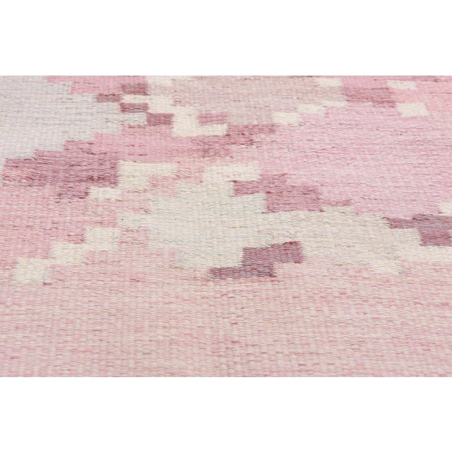 Mid 20th Century Ingegerd Silow Vintage Swedish Rollakan Rug, 05'06 X 07'07 For Sale - Image 5 of 11