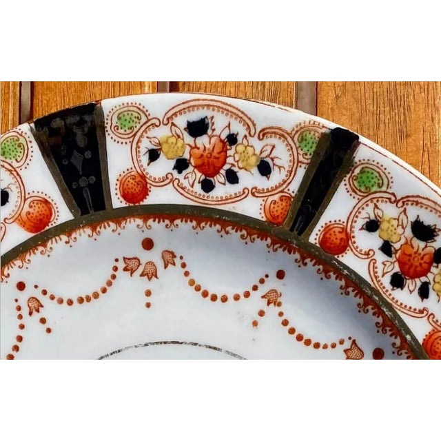 Antique Mayer & Sherratt Melba China Cake Plates- Set of 6 For Sale - Image 4 of 12