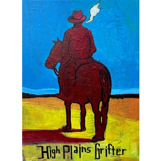 High Plains Grifter Cowboy Painting by Joseph Christy For Sale
