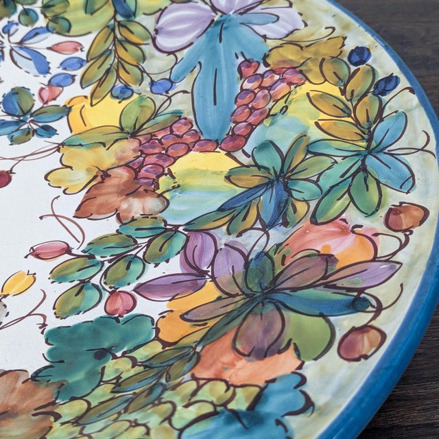 2000 - 2009 Rampini Radda Ceramics Large Serving Platter For Sale - Image 5 of 6
