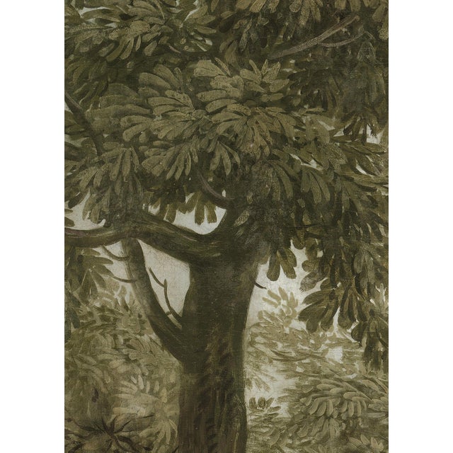 Mind the Gap Branchy Neutral Wallpaper Sample For Sale