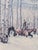 Native American Art Late 20th Century Signed Limited Edition Native American Winter Landscape Panorama by Mark Silversmith, Framed & Matted For Sale - Image 4 of 17