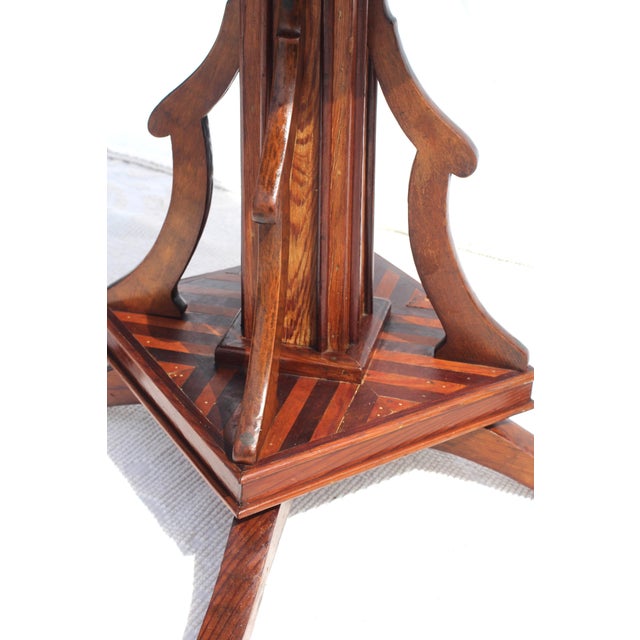 American Folk Art Parquetry Table For Sale - Image 3 of 12