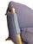 2000 - 2009 Vintage J. Royale French Bergère Chair & Ottoman With a Gilded Wood Frame For Sale - Image 5 of 12