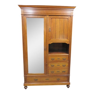 19th Century Victorian Mahogany Armiore For Sale