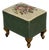 Vintage Ottoman in Walnut with Needlepoint Top, 1920s For Sale