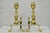 The Harvin Co Vintage Brass Federal Style Branch Foot Fireplace Andirons - Pair For Sale - Image 16 of 16