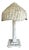 Vintage Woven Wicker Rattan Table Lamp For Sale