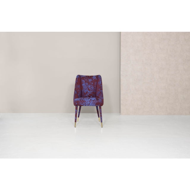 Not Yet Made - Made To Order Figueroa Dining Chair in Damasks & Lampas Fabric from Insidherland For Sale - Image 5 of 15