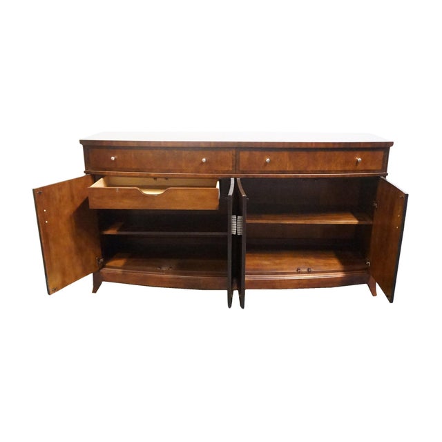 Hickory White Solid Banded Mahogany Contemporary Traditional 72" Sideboard Buffet For Sale In Kansas City - Image 6 of 14