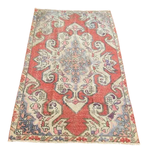 1980s Vintage Oushak Area Rug
